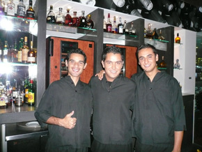 bartenders at Aqua Club