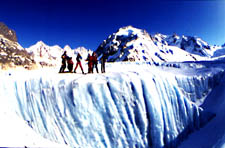 classic alps glacier