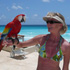 julie on the beach in Cancun