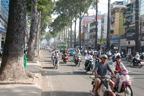 Traffic Adventure In Vietnam, Ho Chi Minh City