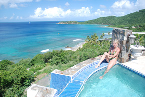 one of the best pool views ever