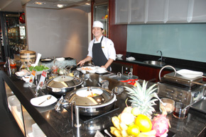club floor at the equatorial hotel, ho chi minh city, vietnam